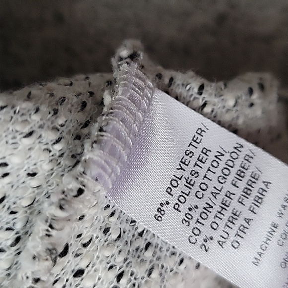 Loft Womens Small Black And Grey Sweater - Picture 5 of 6